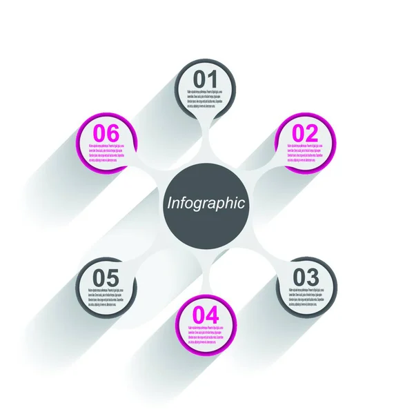 Modèle Conception Infographique Idée Pour Afficher Classement Les Statistiques — Image vectorielle