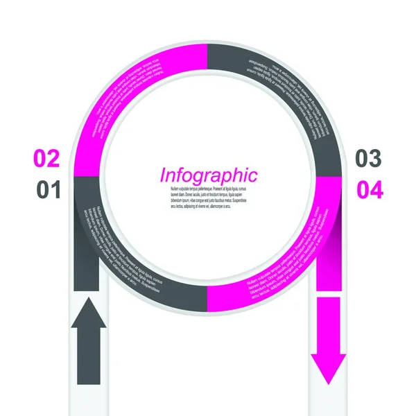 Info Graphic Design Template Idee Ranking Und Statistiken Anzuzeigen — Stockvektor