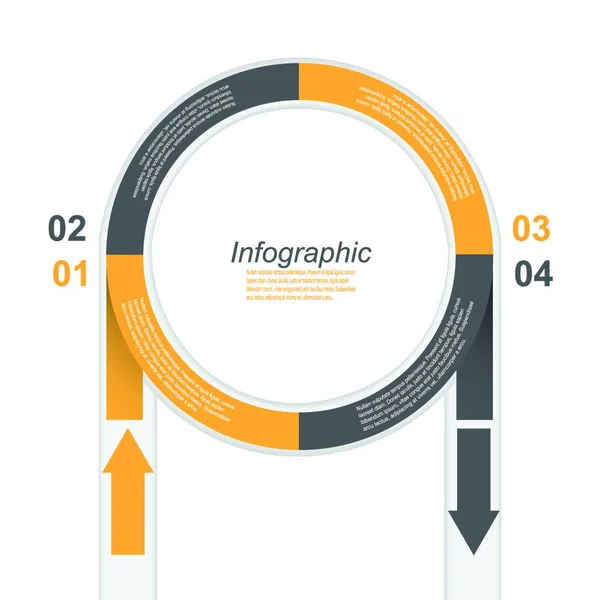 Info Graphic Design Template Idee Ranking Und Statistiken Anzuzeigen — Stockvektor