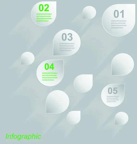 Info Graphic Design Template Idea Display Ranking Statistics — Stock Vector