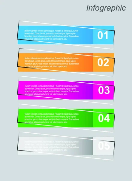 Modern Design Template Can Used Info Graphics Banners Web Layout — Stock Vector