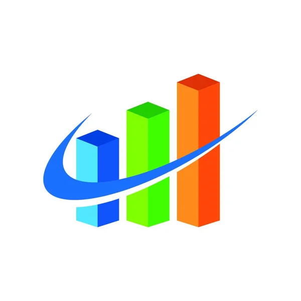 Financial Accounting Logo Financial Advisors Logo Design Template Vector Icon — Vetor de Stock
