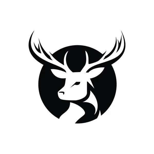Deer Hunt Logo Designs Vector Deer Logo Template Vector Hunting — Vector de stock