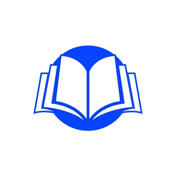 Δημιουργική Έννοια Βιβλίο Λογότυπο Σχεδιασμός Πρότυπο Εκπαίδευση Λογότυπο — Διανυσματικό Αρχείο