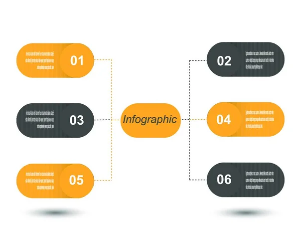 Modèle Conception Infographique Idée Pour Afficher Classement Les Statistiques — Image vectorielle