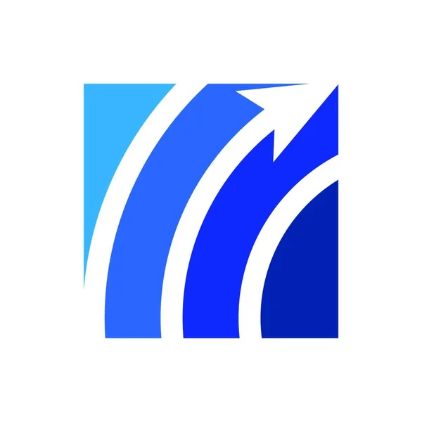 Finanzbuchhaltung Logo Finanzberater Logo Design Template Vector Icon Modern Finance — Stockvektor