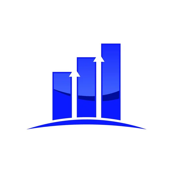 Logo Finančního Účetnictví Finanční Poradci Logo Design Šablony Vektor Ikona — Stockový vektor