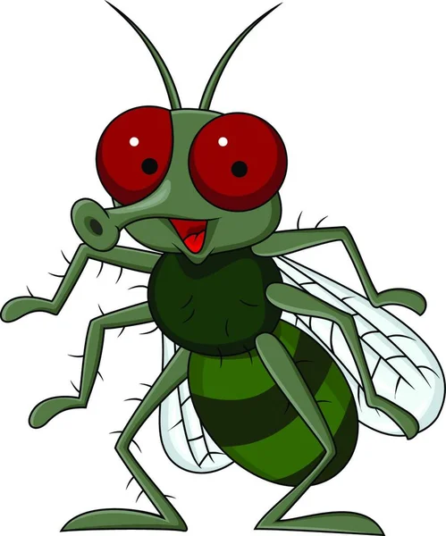 Ilustración Dibujos Animados Bug Lindo — Vector de stock