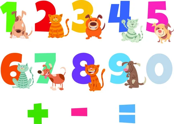 Numeros De Gatosストックベクター ロイヤリティフリーnumeros De Gatosイラスト Depositphotos
