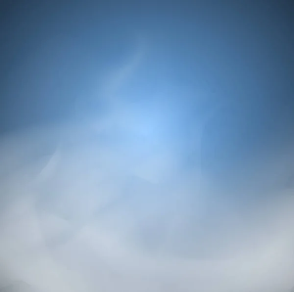Μαλακό μπλε σύννεφο και καπνός φόντα αφηρημένη ασυνήθιστο illustr — Διανυσματικό Αρχείο