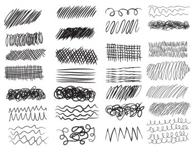 Doodle elle çizilmiş vektör hat sanat çizim