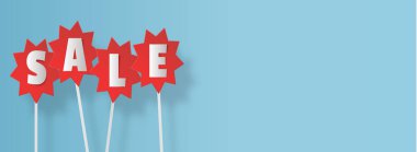 Satış afiş vektör şablonu tasarlamak