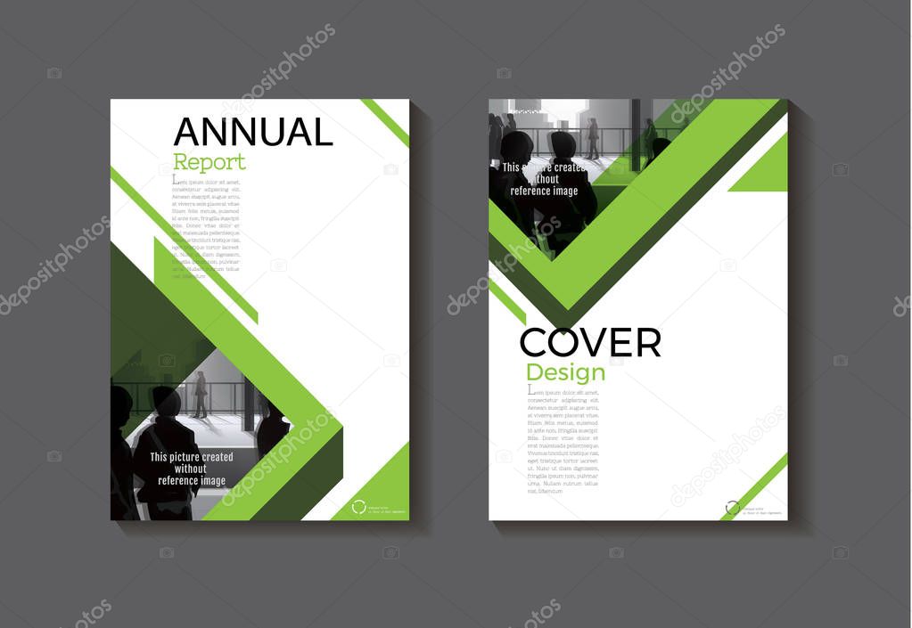 green cover design modern book cover abstract Brochure cover  te