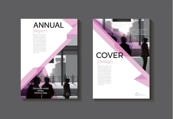 Capa rosa design moderno capa de livro abstrato capa de brochura tem — Vetor de Stock