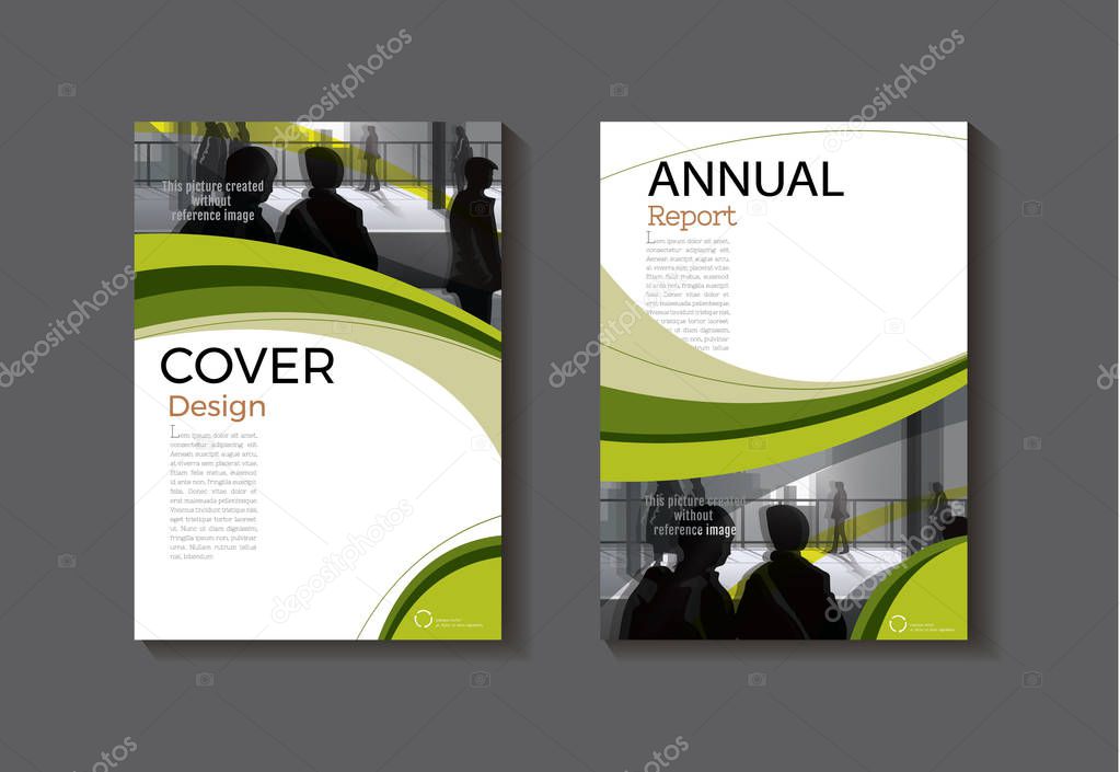green template book cover design modern cover abstract Brochure 