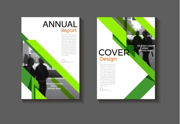 Fundo abstrato verde Círculo design de capa moderna livro moderno — Vetor de Stock
