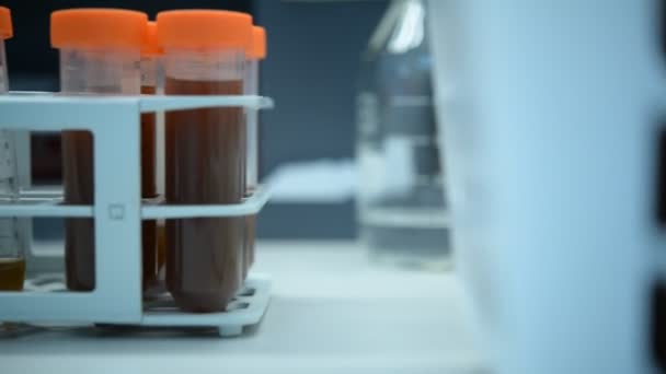 Sterile Objekte Für Die Forschung Labor — Stockvideo