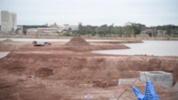 Ingeniera Mujer Que Trabaja Obra — Vídeos de Stock