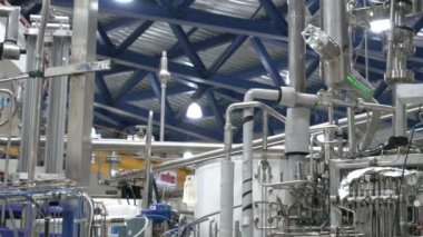 Modern endüstriyel fabrikanın içi