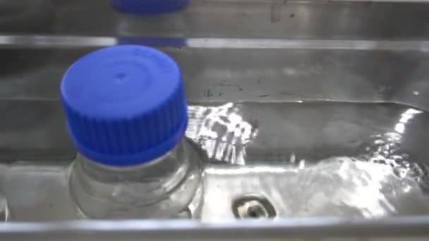 Primo Piano Delle Attrezzature Laboratorio Concetto Scienza — Video Stock