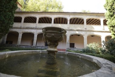 Cuacos de Yuste, Extremadura, İspanya. V. Carlos Taştan Manastırı