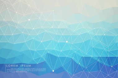 çokgen soyut arkaplan vektörü