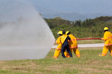 İtfaiye yangın tatbikatı