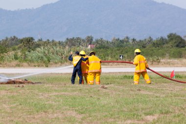 İtfaiye yangın tatbikatı