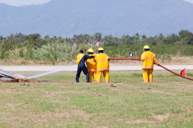 İtfaiye yangın tatbikatı