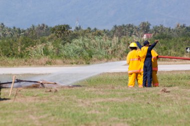 İtfaiye yangın tatbikatı