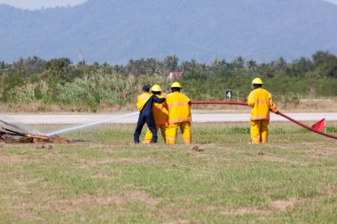 İtfaiye yangın tatbikatı