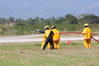 İtfaiye yangın tatbikatı