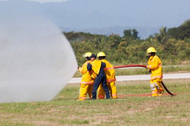 İtfaiye yangın tatbikatı