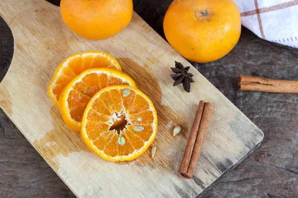 Frukt orange trä — Stockfoto