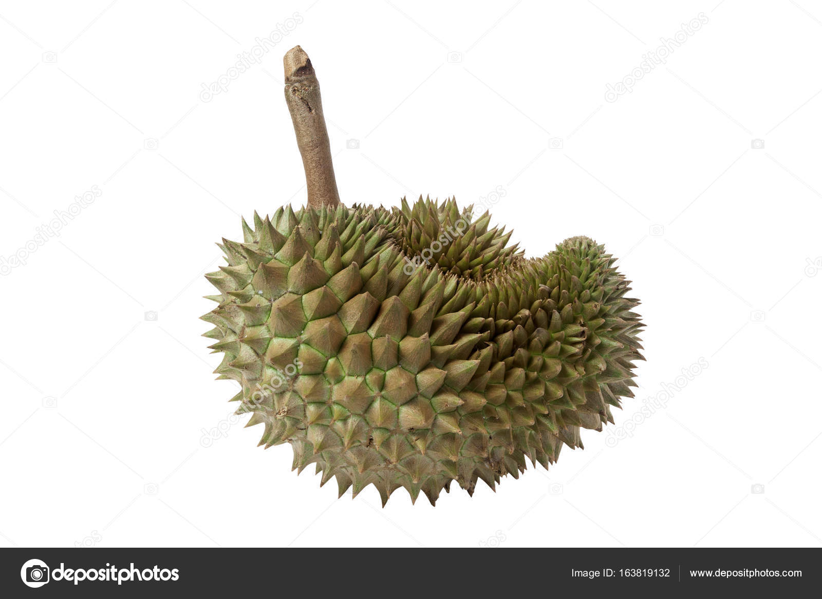 Fruit De Durian Isol Photographie PeachLoveU 163819132