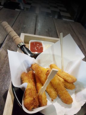 kızarmış tavuk pop snack