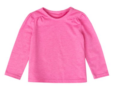 Pembe gömlek boş izole.