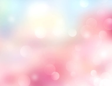 Pembe mavi bokeh bahar taze romantik arka plan görüntü.