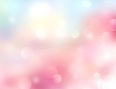 Pembe mavi bokeh bahar taze romantik arka plan görüntü.