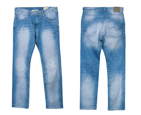 Calça jeans jeans masculina jeans isolado . — Fotografia de Stock