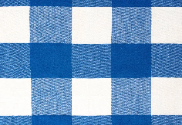 Pano de piquenique azul fundo têxtil . — Fotografia de Stock