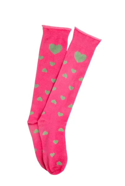 Paar Kindersocken isoliert. — Stockfoto