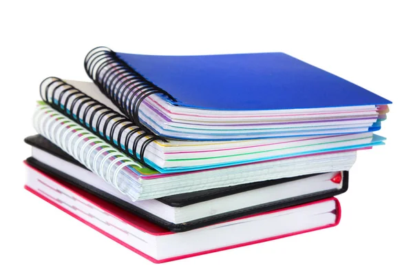 İzole metin kitap yığını.