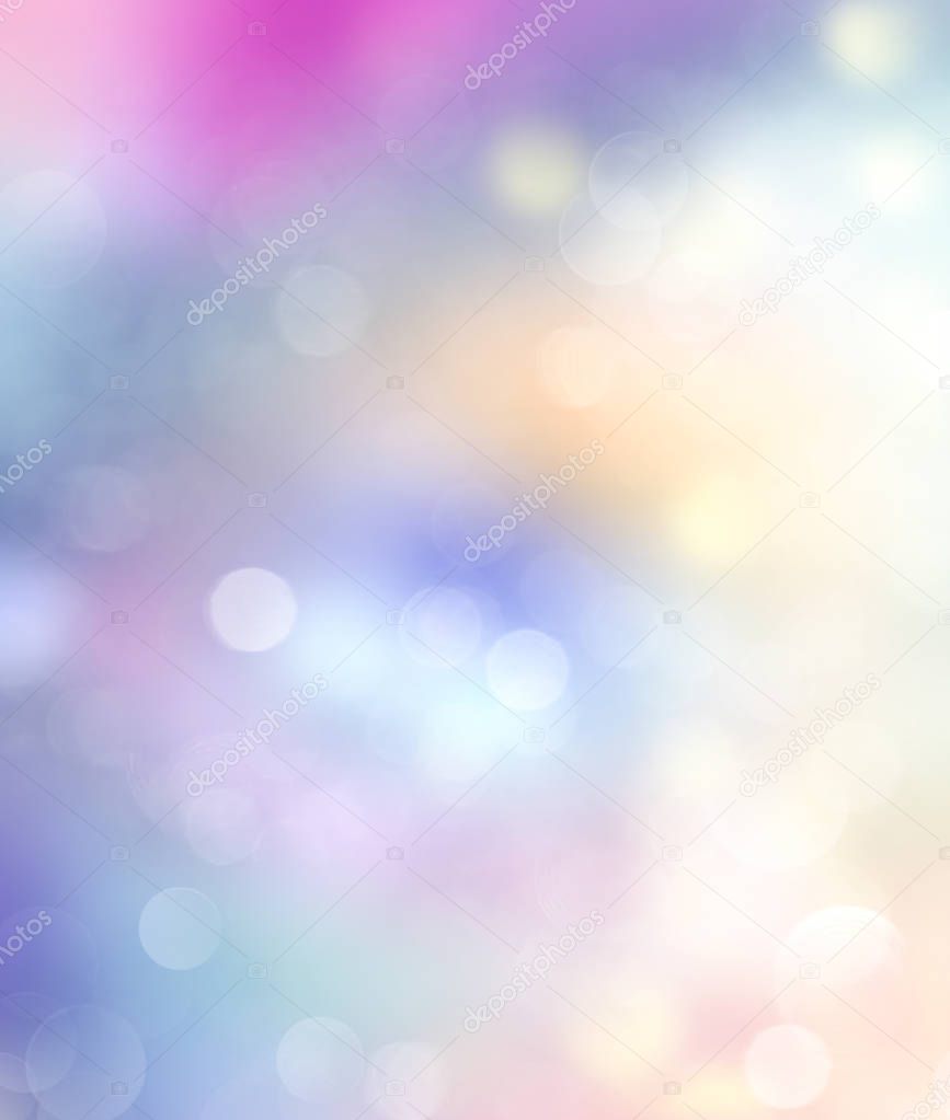 Magic fairy soft colors textured blurred background.