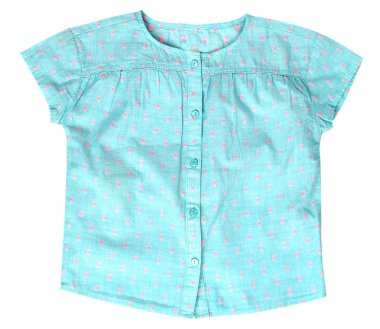 Çocuk kız moda bluz ilk izole.