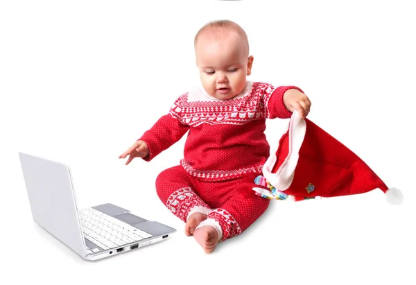 Concepto de compra de Navidad en línea . — Foto de Stock