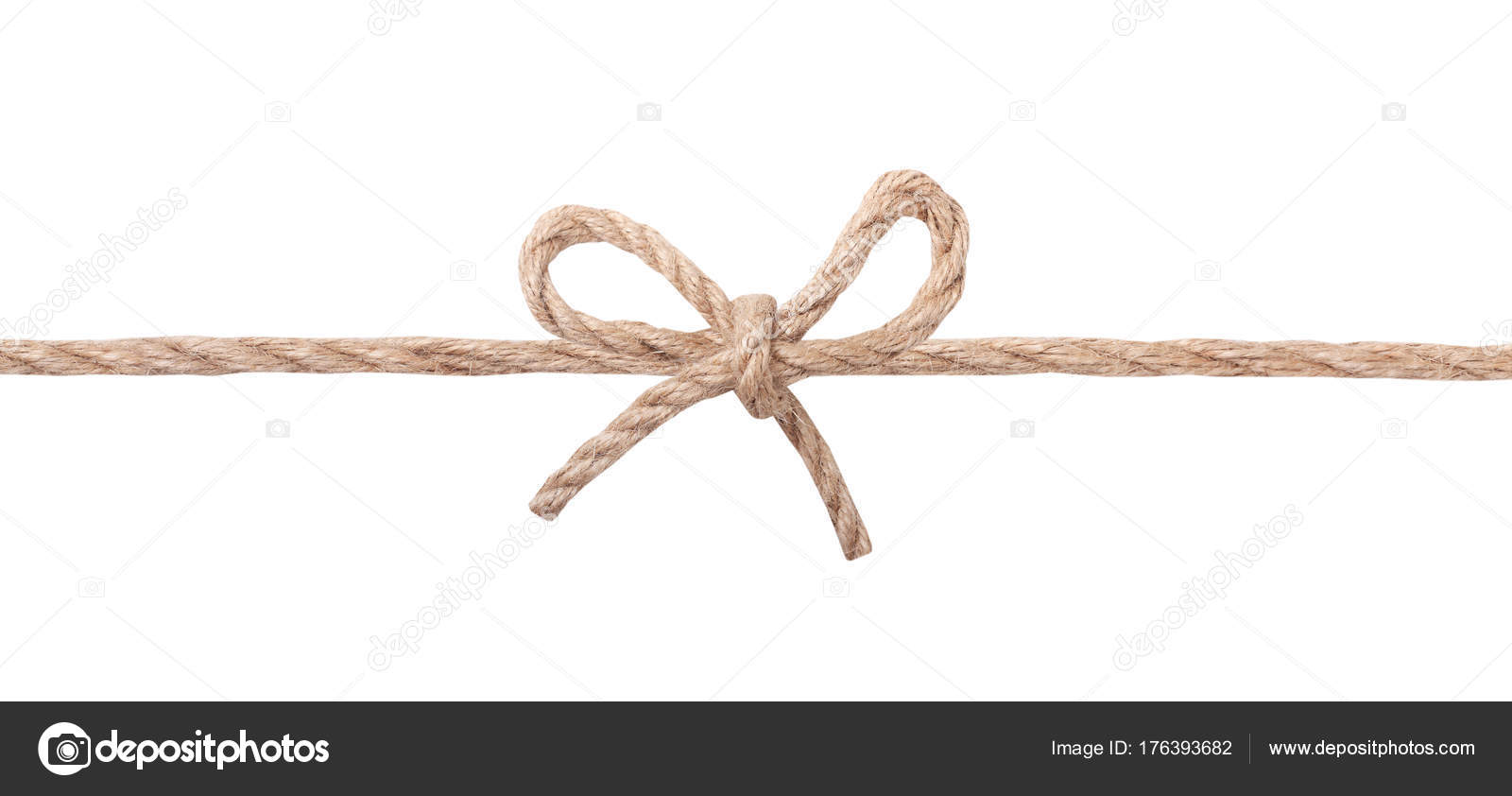 String Twine Rope Isolated Stock Photo - Download Image Now - String, Rope,  White Color - iStock, White String 