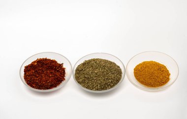 kırmızı biber ve biraz baharat.