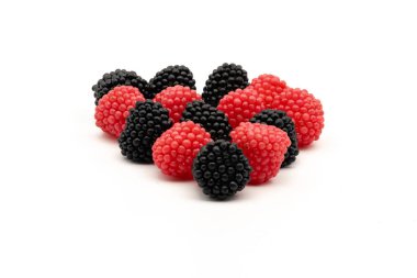 meyve şekerlemeleri farklı renk ve şekillerde