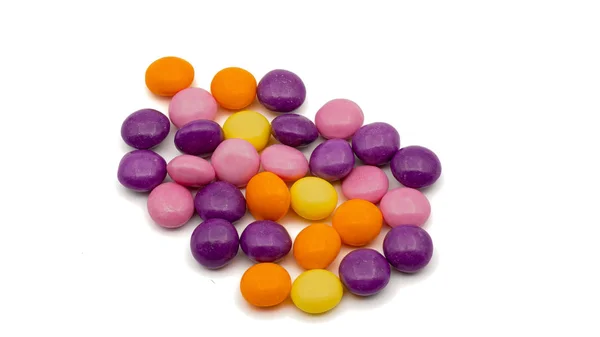 Ovocné Bonbóny Různých Barvách Tvarech — Stock fotografie